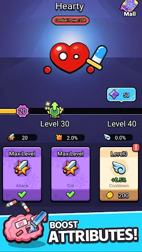 Gameplay screenshot 3 from Cell Survivor - Role Playing game