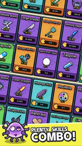 Gameplay screenshot 4 from Cell Survivor - Role Playing game